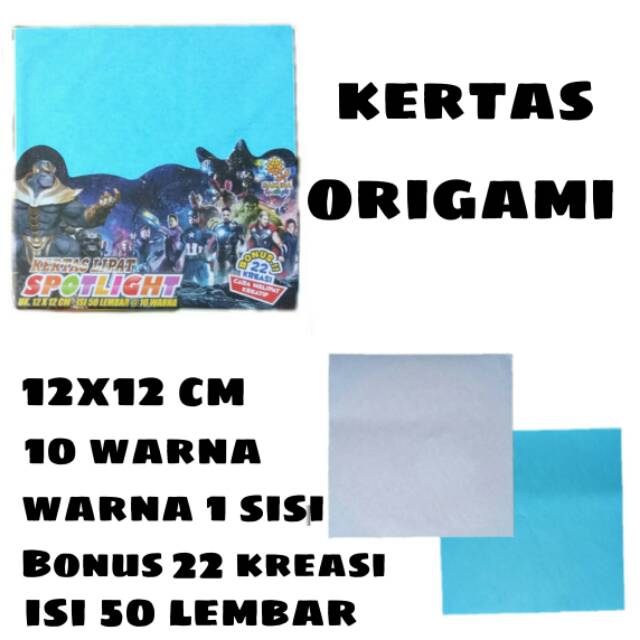 

Kertas Origami Polos Sakura 12x12 cm