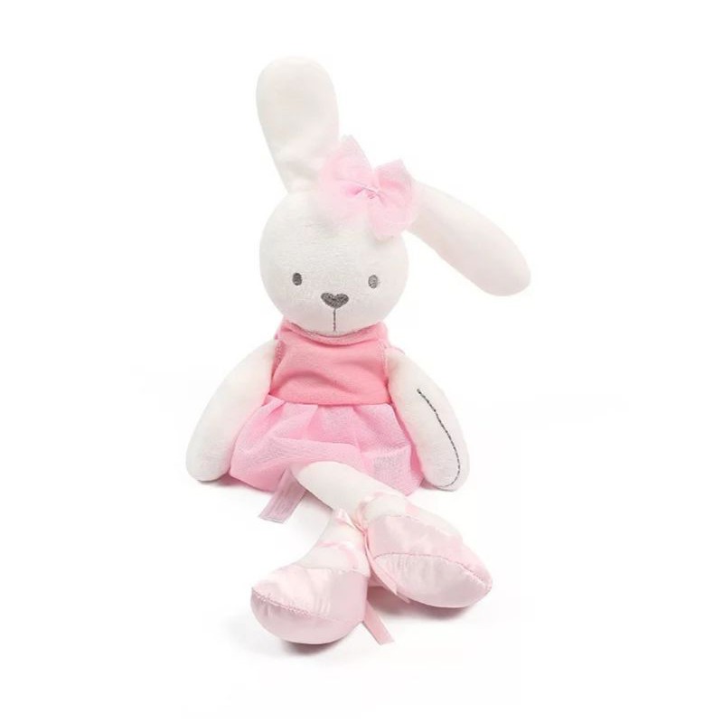 (Ganbaru) Boneka kelinci lucu ballerina boneka bunny plush / boneka papas mamas mainan anak