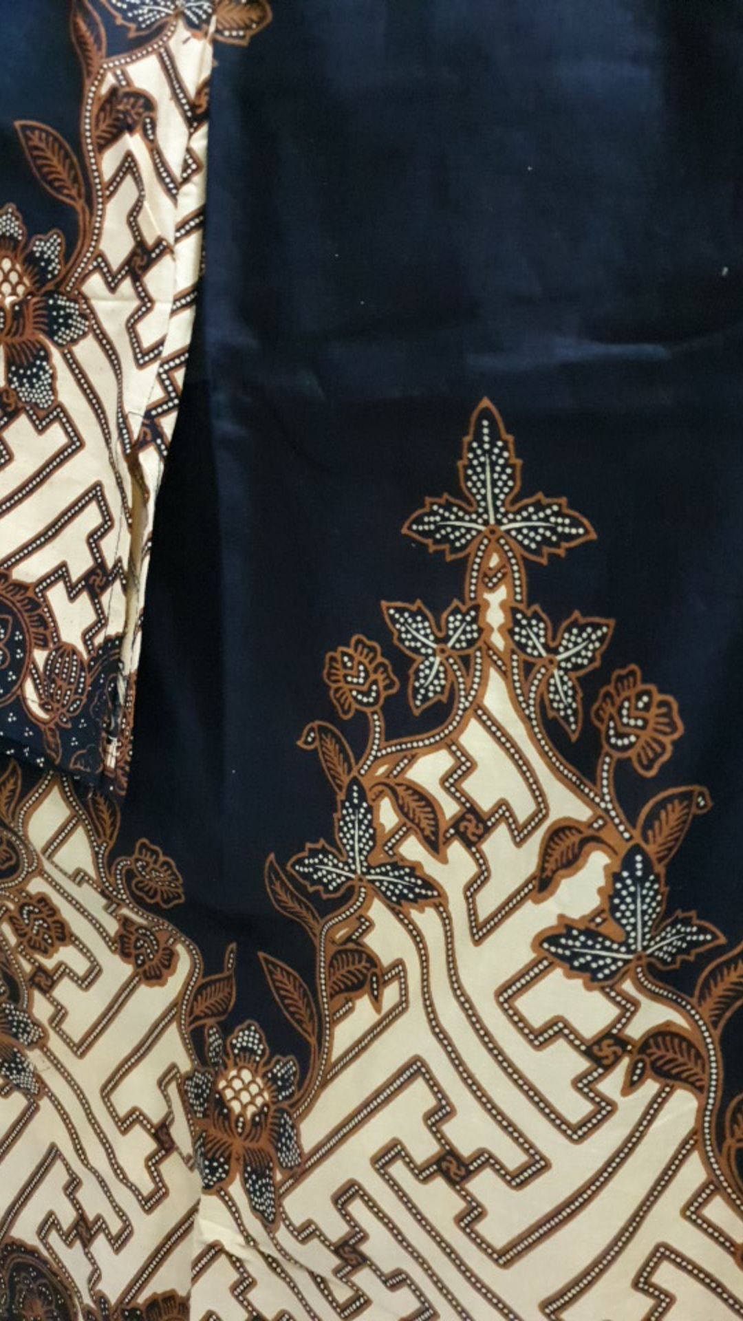 Tunic Batik Serut Pager Bunga Tunik Batik Seragam Batik Kerja Kantor Wanita Hitam Katun Solo