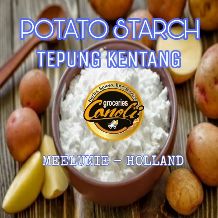 

Ds11D0 Tepung Kentang - Potato Starch Windmill Holland Repack 1Kg G6040B