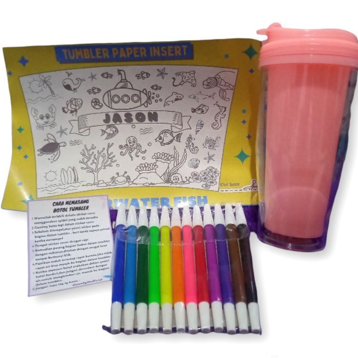 DIY TUMBLER COLORING KIT