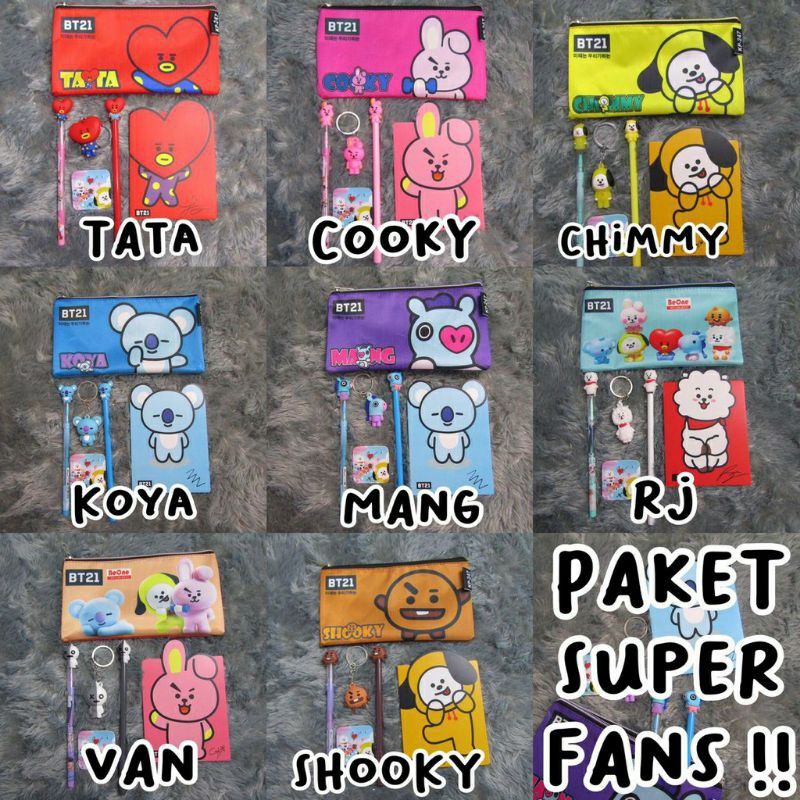 DianShabir_stationery BT boyband korea fankit series paket hemat kpop exo alat tilis korea superfans