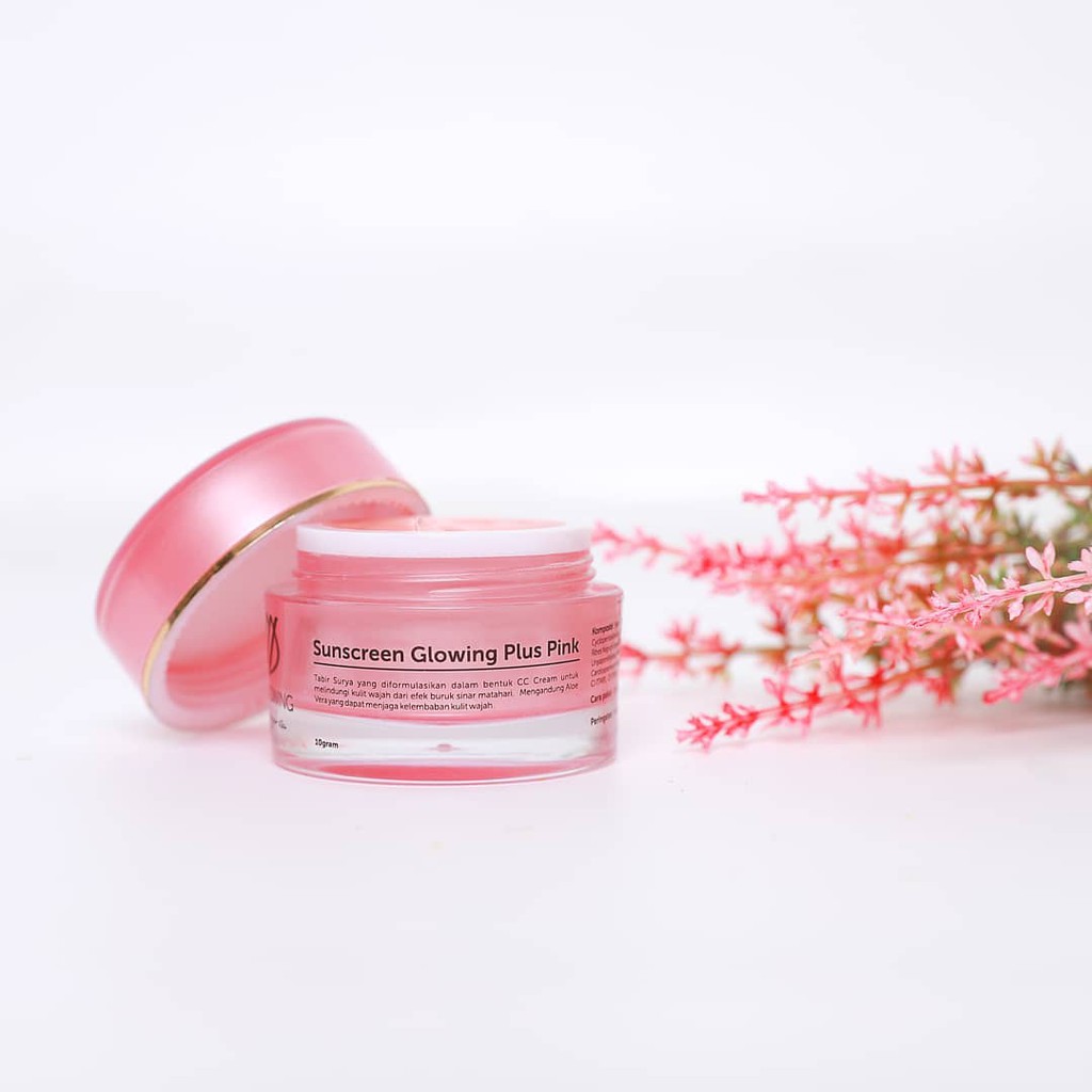 MD GLOWING Sunscreen Glowing Plus Pink By MD Glowing The new MD Glowing Distributor Resmi