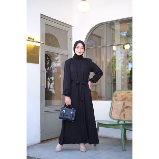 Abaya Hitam Abaya Jetblack Abaya Busui Abaya Syari KAYLA