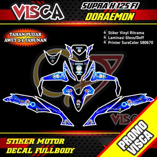 Decal Supra X 125 R Full Body Stiker Supra X 125 R Full Body Doraemon Shopee Indonesia