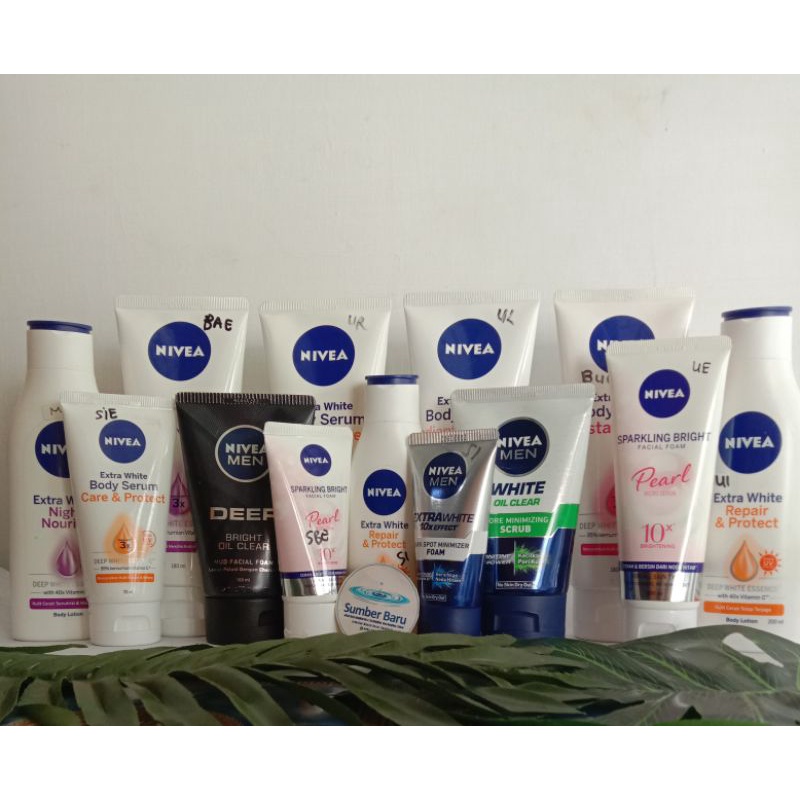 NIVEA BODY SERUM /NIVEA FACIAL FOAM /NIVEA HAND&BODY LOTION /NIVEA MEN /NIVEA MEN DEEP BRIGHT OIL CL