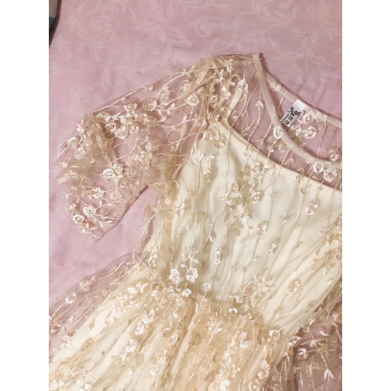 Fuyumi Lace Party Dress