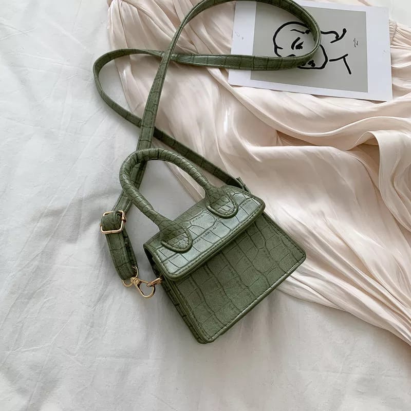 TIKTOK - Tas Wanda Nellie Selempang Sling Bag Croco Mini MORYMONY