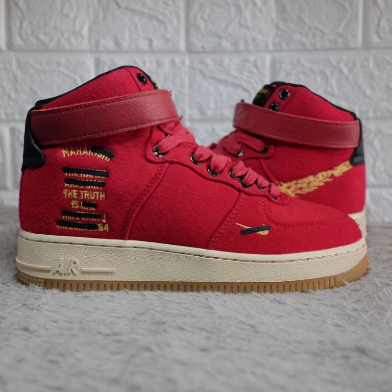 Sepatu Second Nike by You Air Force 1 High X Maharishi Bekas Preloved