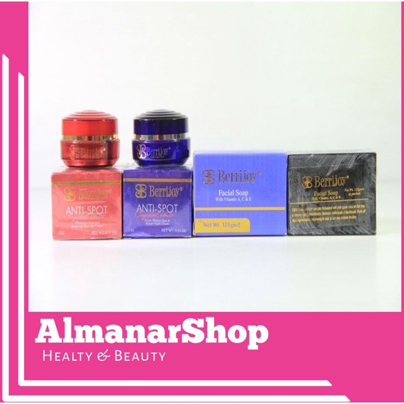 Cream Berrijoy Siang Malam dan Sabun Batang Berrijoy