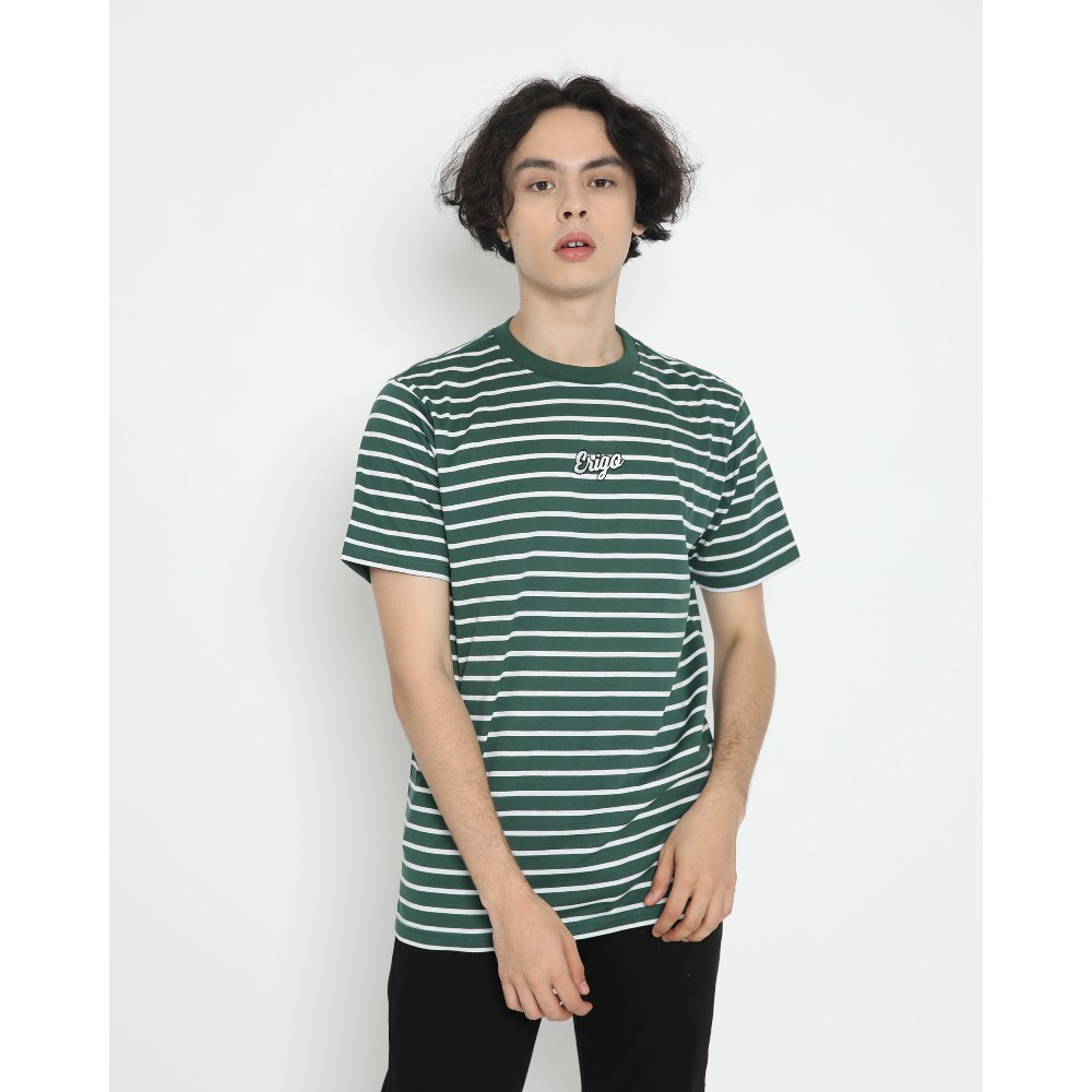 Erigo T-Shirt Stripe Rogue Green