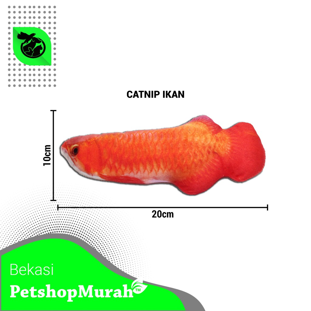 Mainan Kucing Anjing Gigitan Pet Toy Cat Nip Catnip Fish Ikan Murah