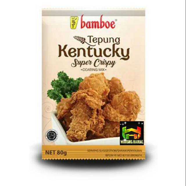 

TEPUNG BAMBOE - TEPUNG BUMBU KENTUCKY 80g - TEPUNG CRISPY