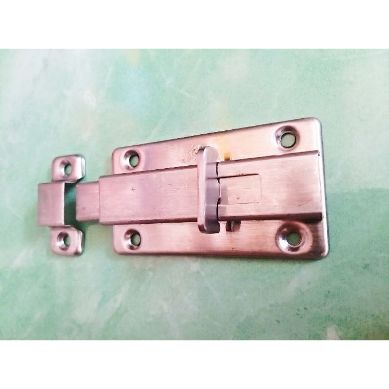 Grendel/Slot Pintu lurus  Kotak stainless 3 in/grendel pintu