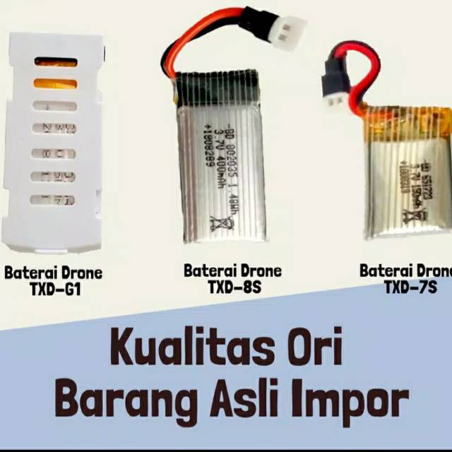 BATERAI DRONE TXD 8S / TXD 7S / TXD G1