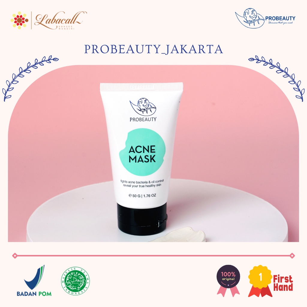 PROBEAUTY ACNE MASK TUBE / MASKER JERAWAT / CLAY MASK