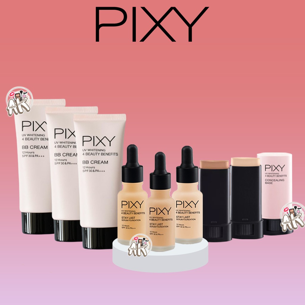 Pixy 4 BB SERIE/ BB CREAM, CONCEALING BASE, SERUM FOUNDATION