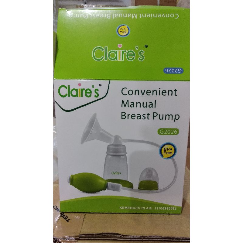 Breastpump claire's G2026 Manual / Pompa Asi / Claire's / Pompa Asi Manual / Breastpump claire's