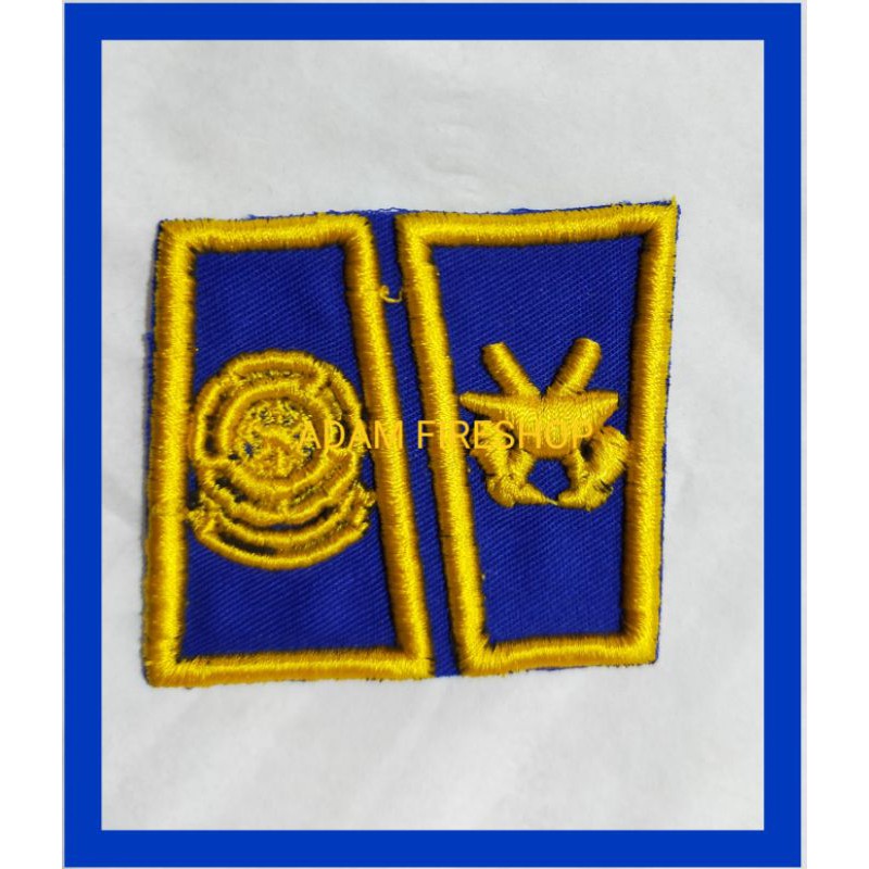 Bordir Timbul Pangkat PDL Damkar