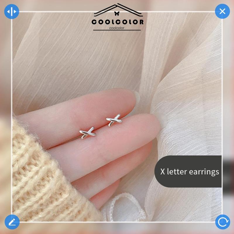 COD 1 pasang  anting korea Anting Tusuk untuk Wanita Aksesoris Fashion- cl