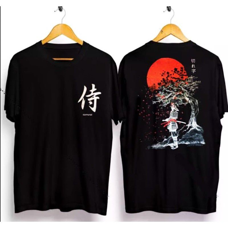 KAOS SAMURAI JEPANG/KAOS PRIA/KAOS JEPANG/KAOS GROSIR