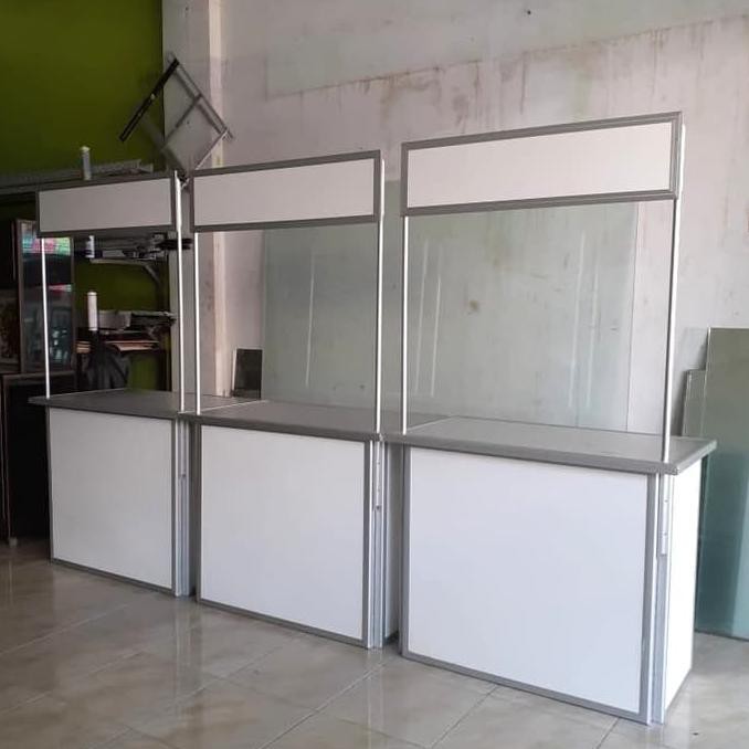 Meja Lipat/Booth Portable Jumbo Full Alumunium