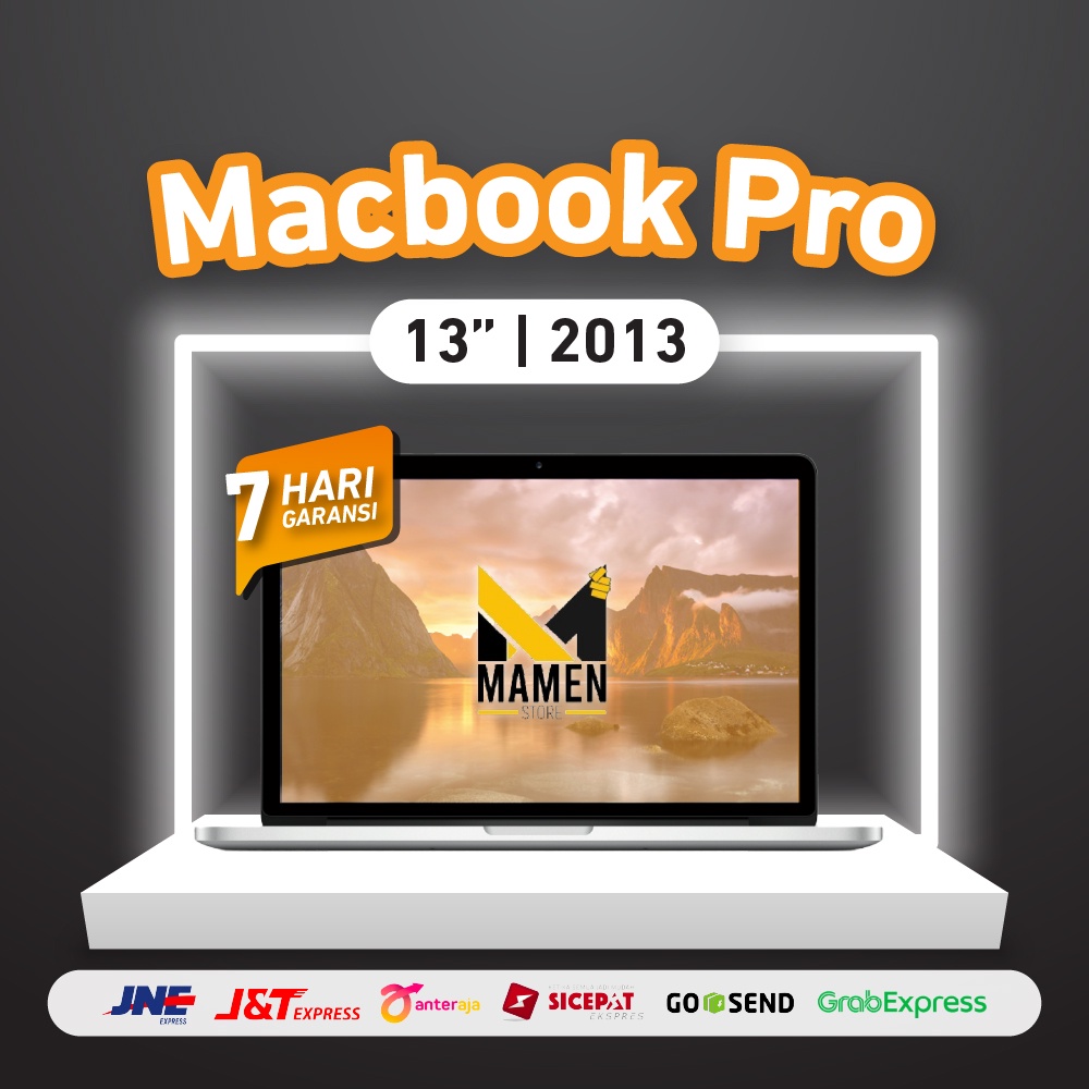 MACBOOK PRO RETINA 13" 2013 RAM 4//8 GB SSD 128//256 GB SECOND ORIGINAL