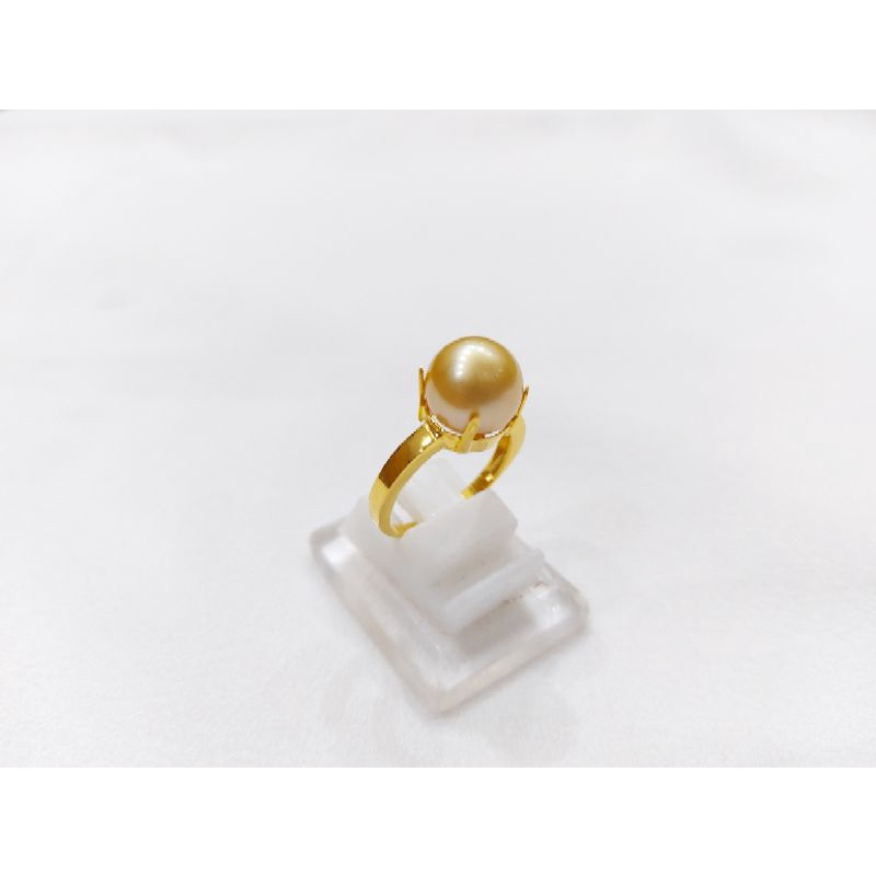 Cincin Emas Mutiara Air Laut Asli