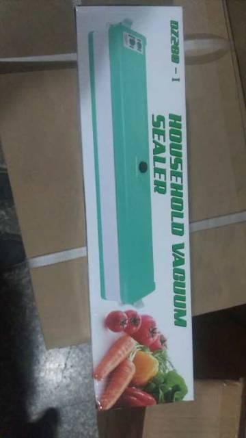 Mesin Pembungkus Makanan / Vacuum Sealer Elektrik Plastik 220V 100W