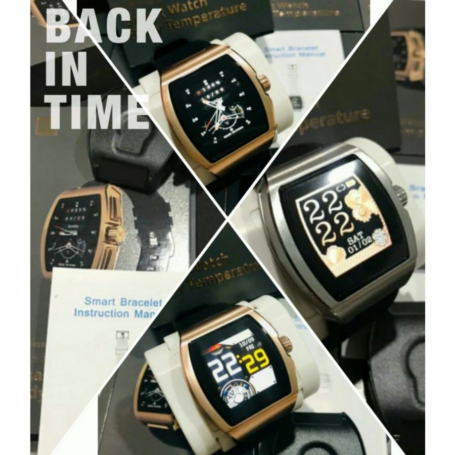 Jam Tangan Smartwatch Body Temperature Waterproof