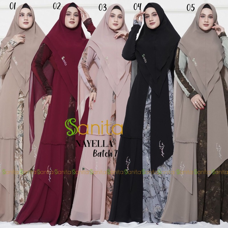 Syari nayella batch 7 ORI by sanita hijab