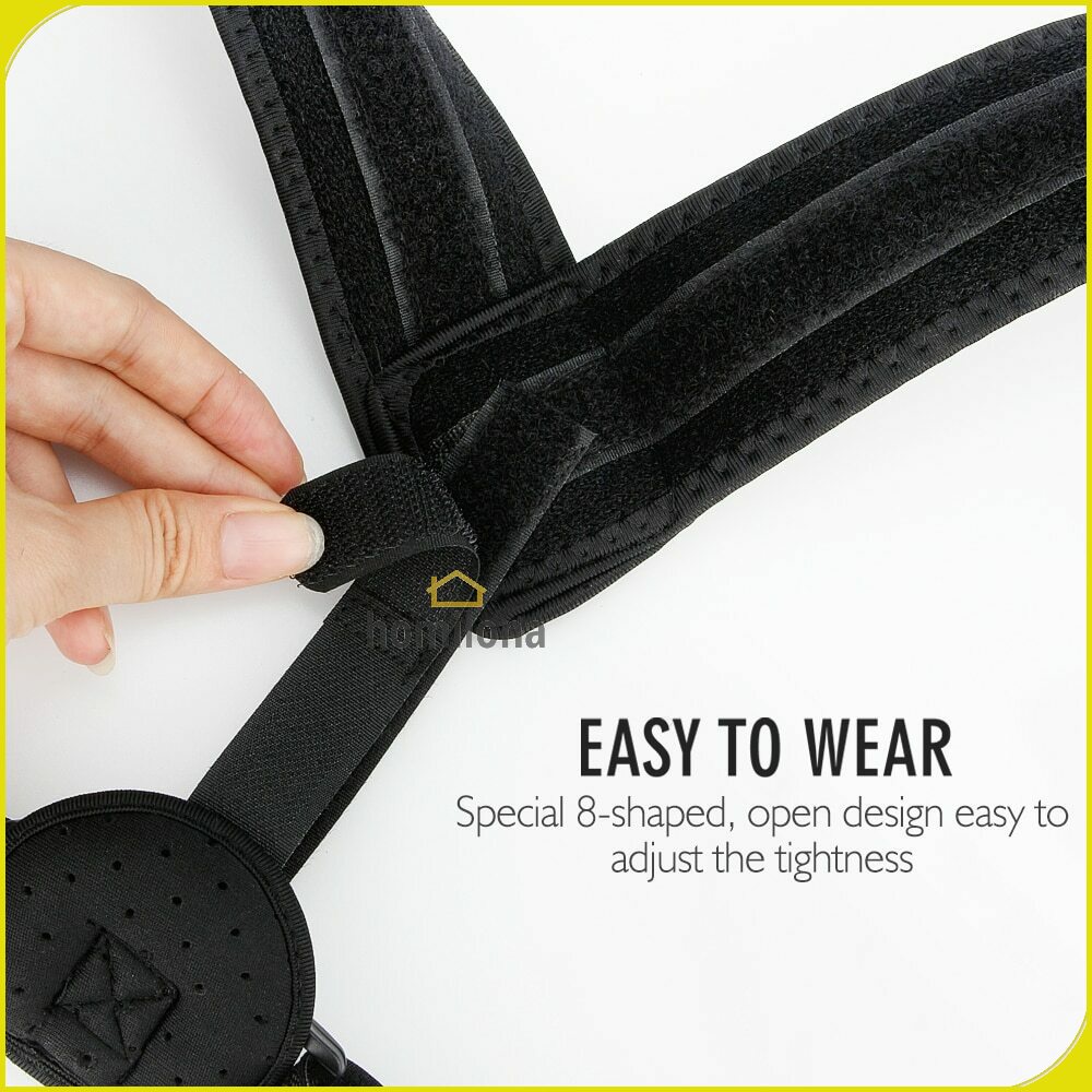 Tali Korektor Postur Punggung Body Harness Support Belt 90-110cm Size L - 10223 - Black