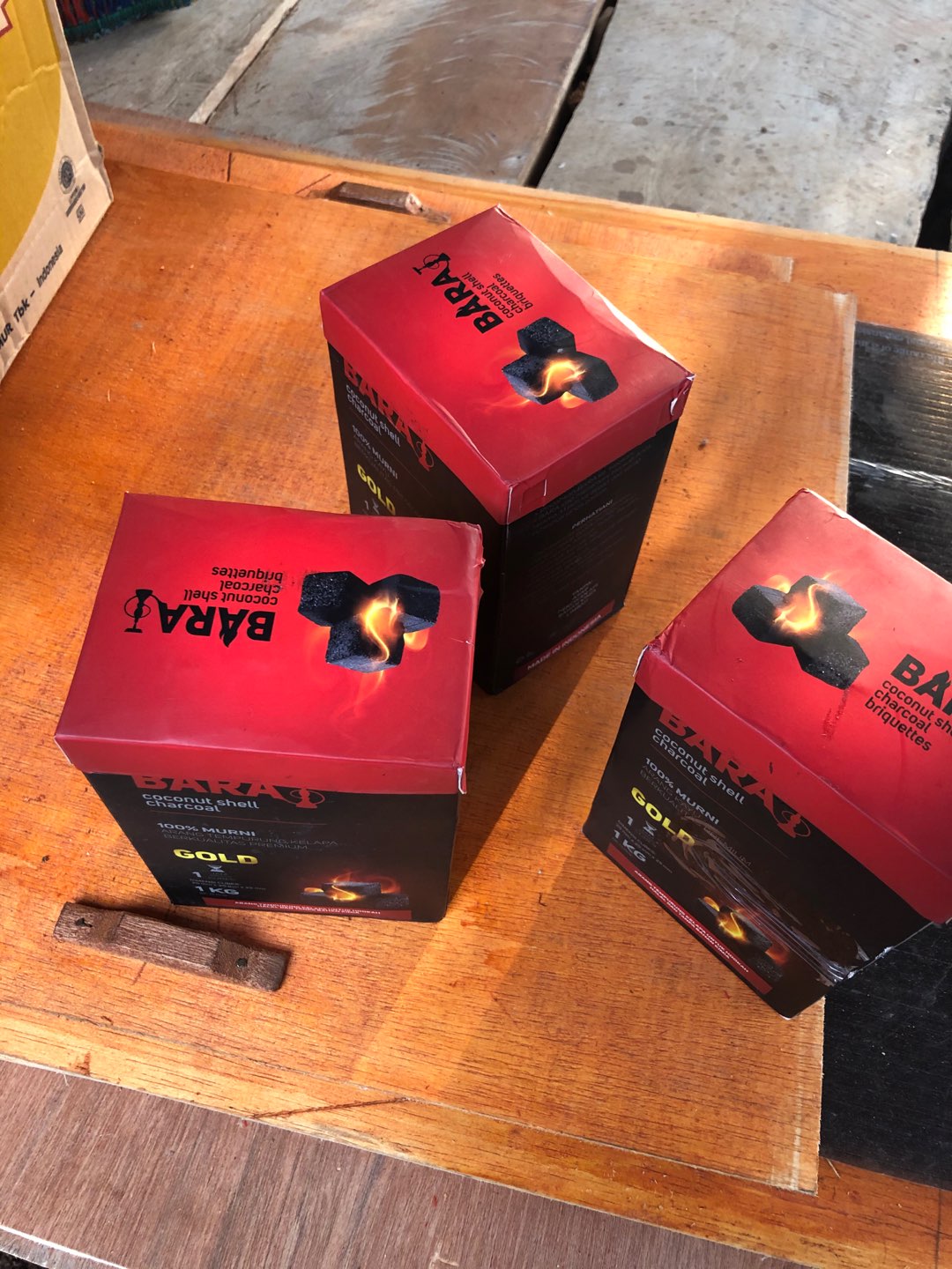 Arang Briket Bbq (bara) Barbekyu Kotak Cube