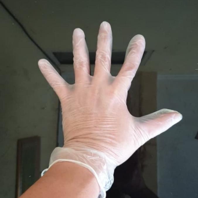 hand glove vinyl/hand glve sensii/hand glove latex/sarung tangan karet