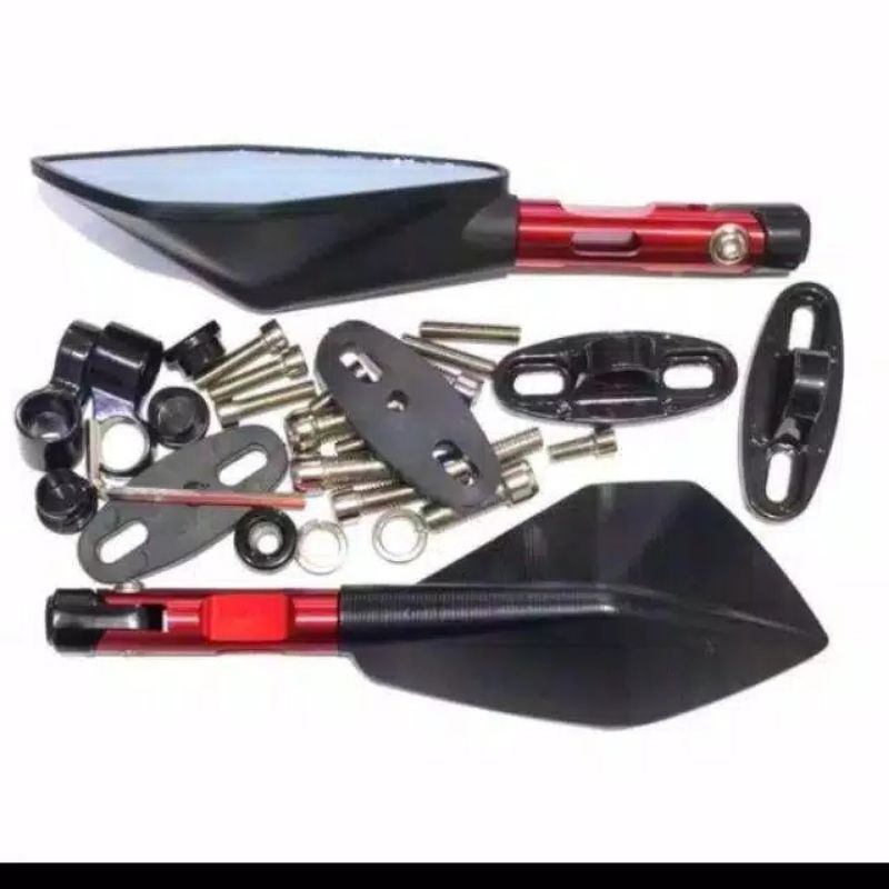 SPION TOMOK V5 & V2 UNIVERSAL NMAX,AEROX,PCX,VARIO,BEAT,MIO,VIXION,R15,CBR,NINJA-V5 red