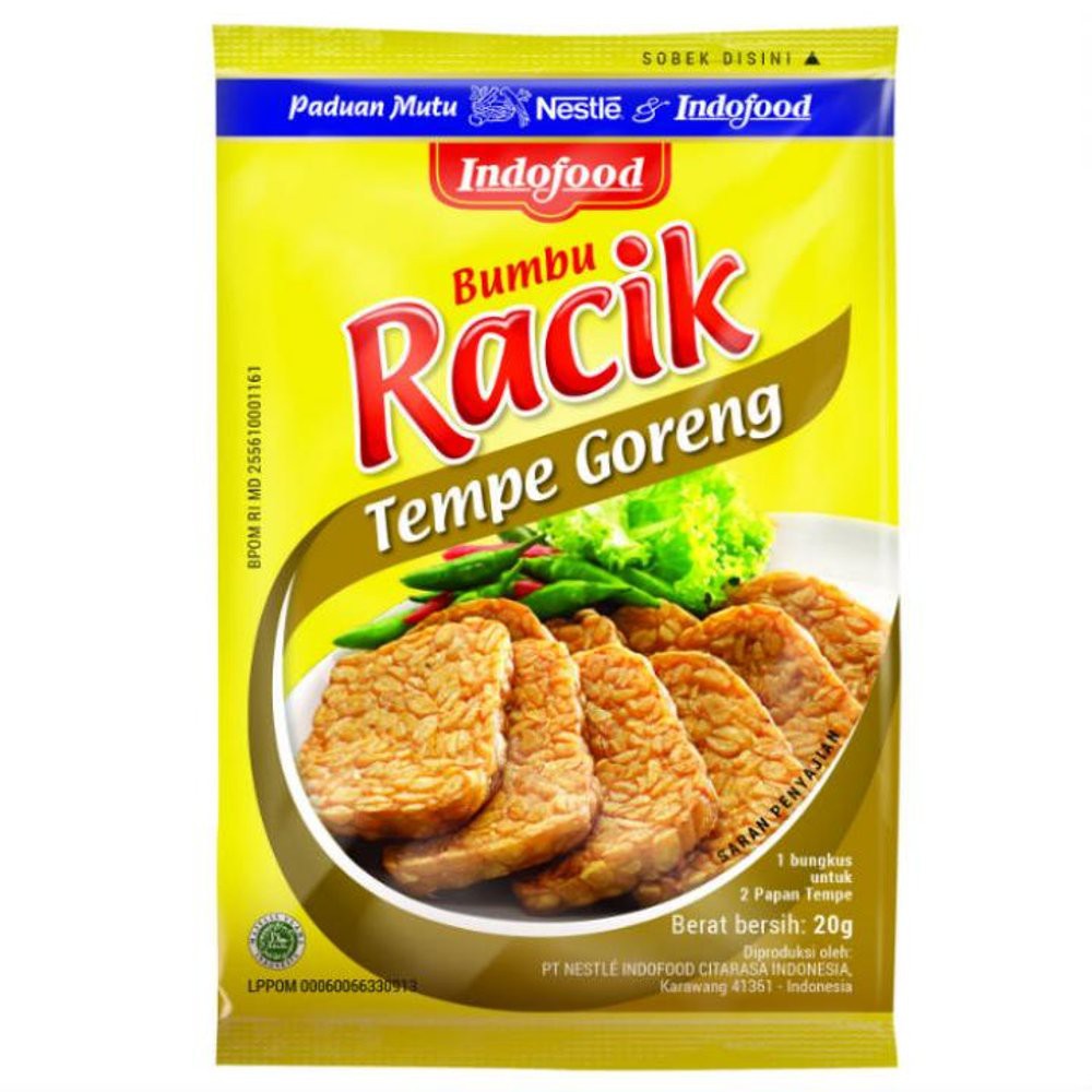 

Bumbu Instan Racik Tempe Goreng