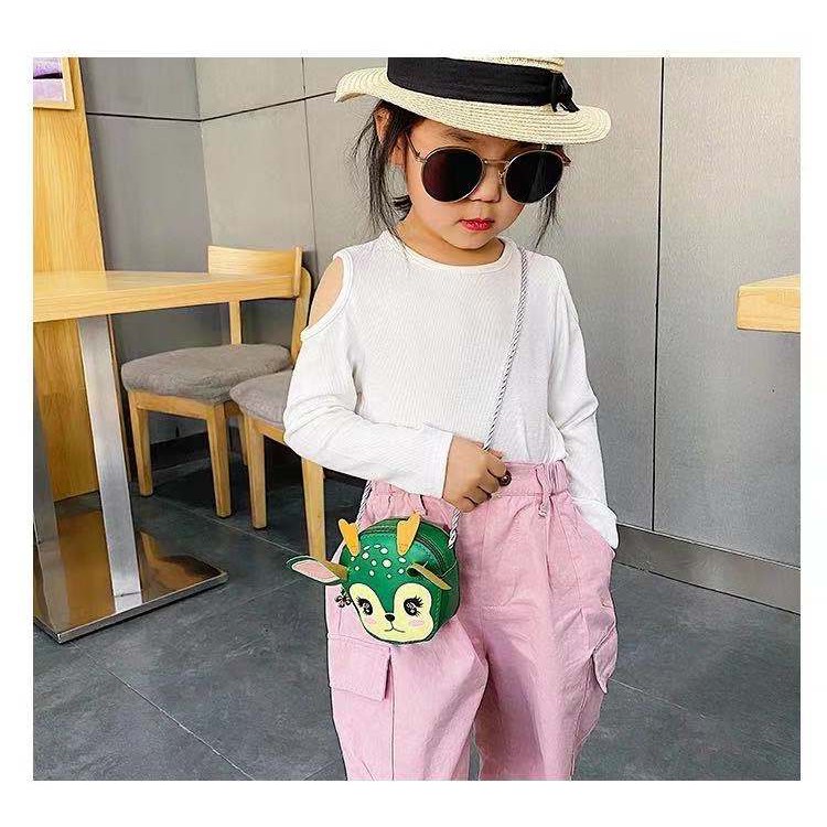 Rowling (Tas-202)Tas Mini Karakter Kartun RUSA Anak-Anak Import