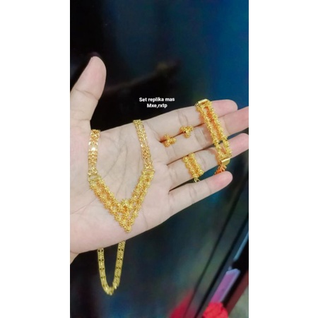 kalung sultan emas 24k model  matahari ,persis seperti emas asli kinclong