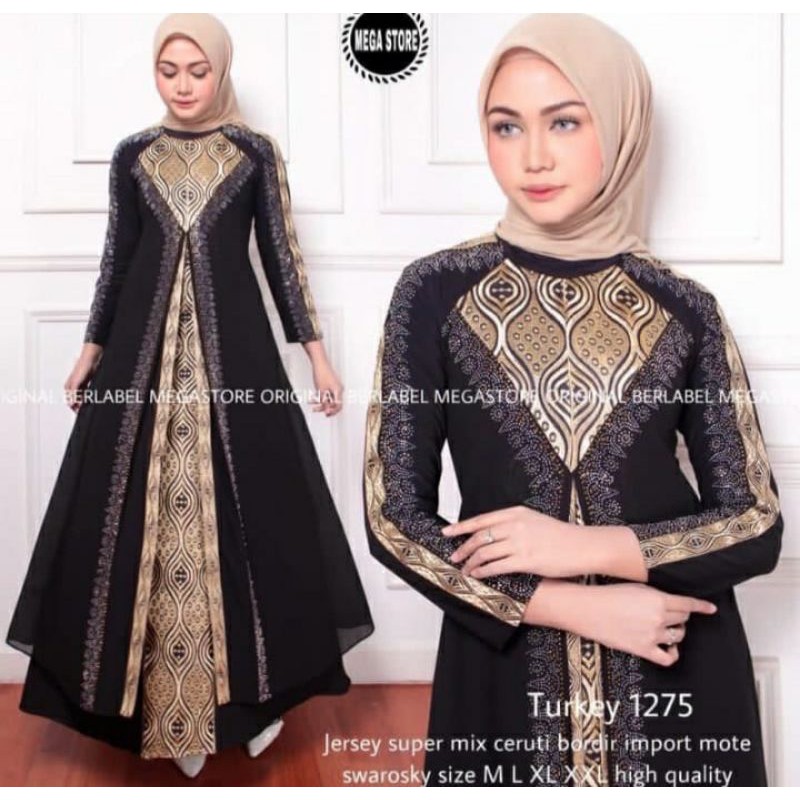 Duasadara Fhasion  // Gamis Abaya Arab Model Terbaru   //Gamis ABAYA WARNA TURKI YANG Terbaru _/