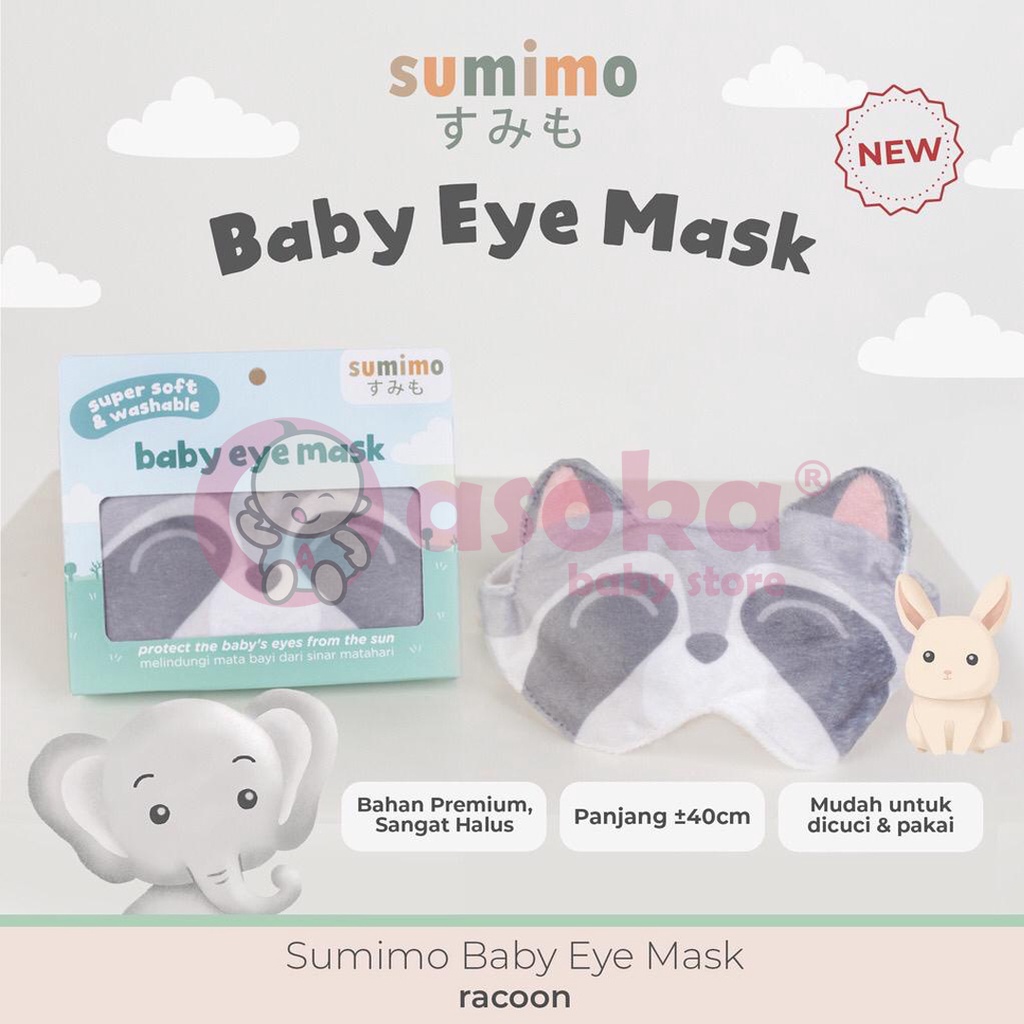 Sumimo Baby Eye Mask / Pelindung Mata Bayi ASOKA