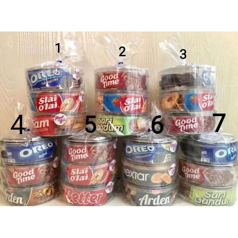 KUE LEBARAN TOPLES OREO, GOODTIME, ROLLS, NEXTAR, SARI GANDUM