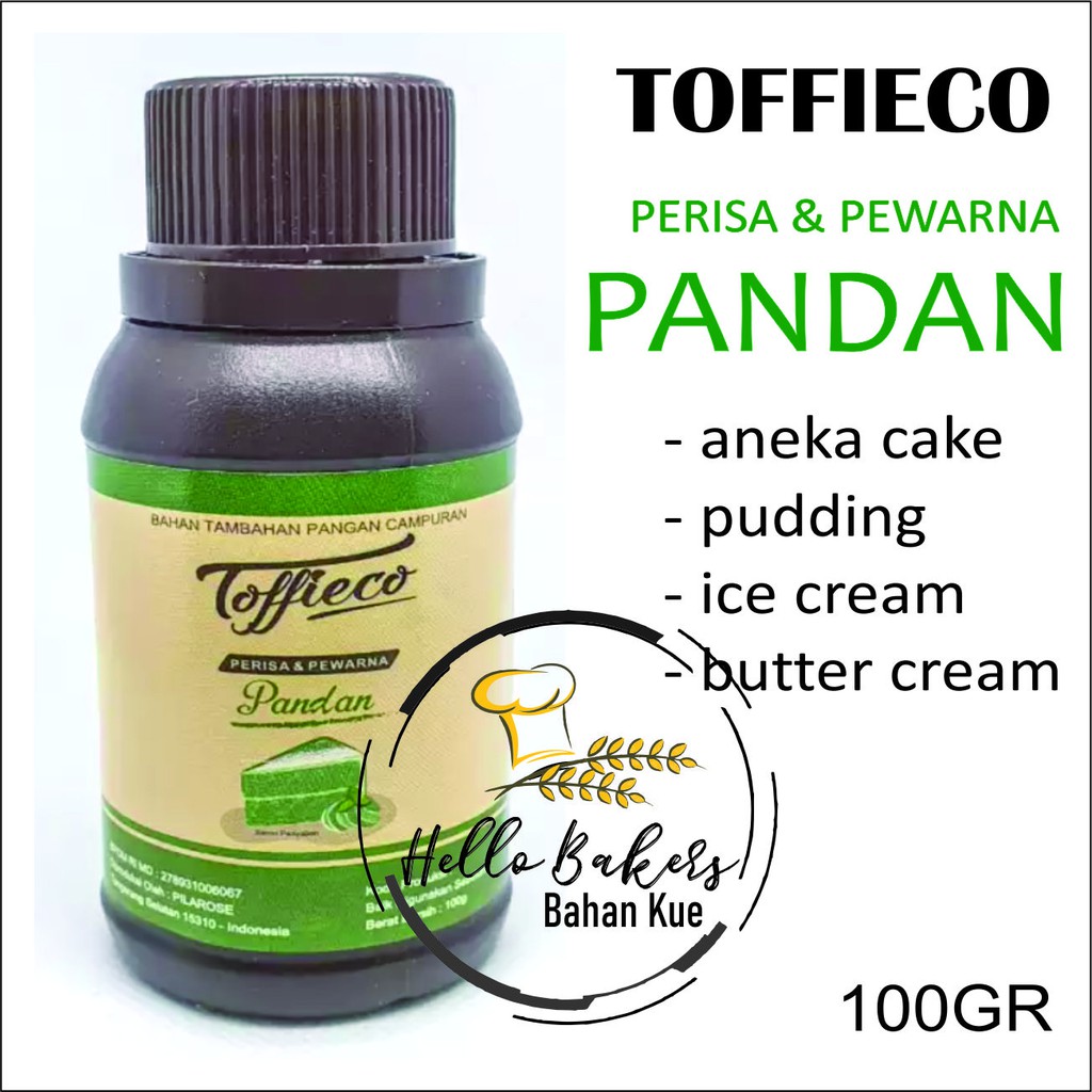 

TOFFIECO PASTA PANDAN 100ML / TOFFIECO PASTA / PANDAN / TOFFIECO