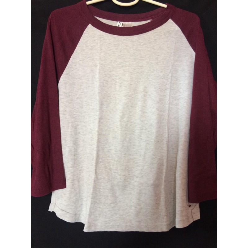 baseball tee / kaos hmm lengan panjang / kaos hnm wanita / hnm original