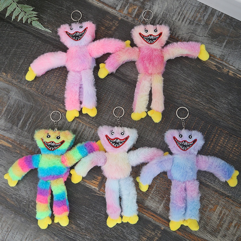 Gantungan Kunci Boneka Plush Huggy Wuggy 20CM Multiwarna Untuk Anak Laki-Laki / Perempuan