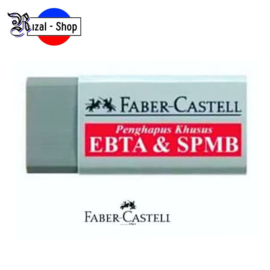 

Penghapus Pensil EBTA & SPMB Ujian Faber Castell Gray Pencil Eraser 187168-30