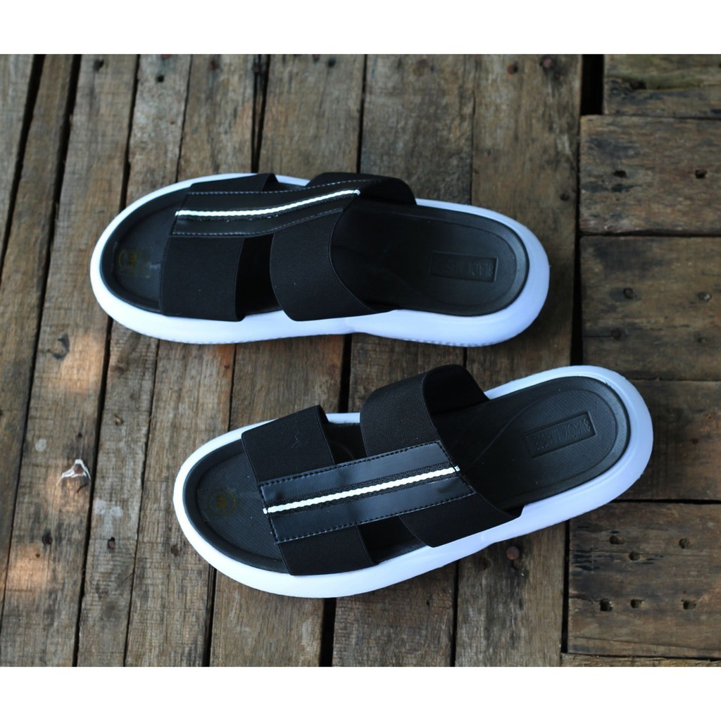 Sandal Selop Pria Dan Wanita Casual Terbaru / Sandal classic original black master