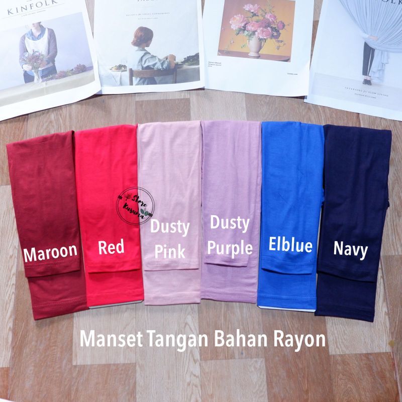 Manset Tangan - Manset Lengan Bahan Rayon Super Adem