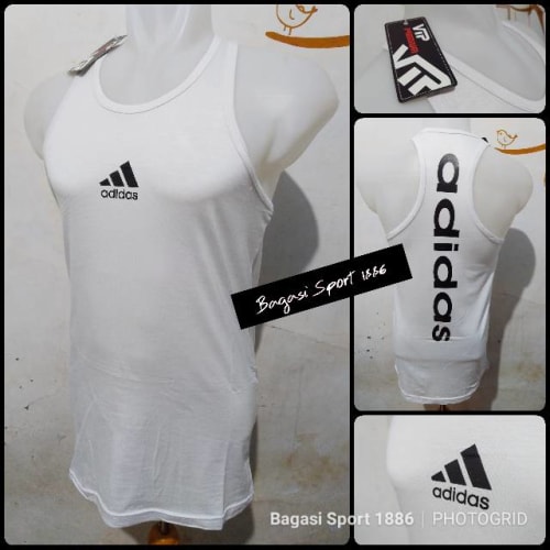 Berkualitas Original Jual Baju Dalam Kaos Singlet Pria Lekbong MANTAP Adidas OLAHRAGA GYM Unik