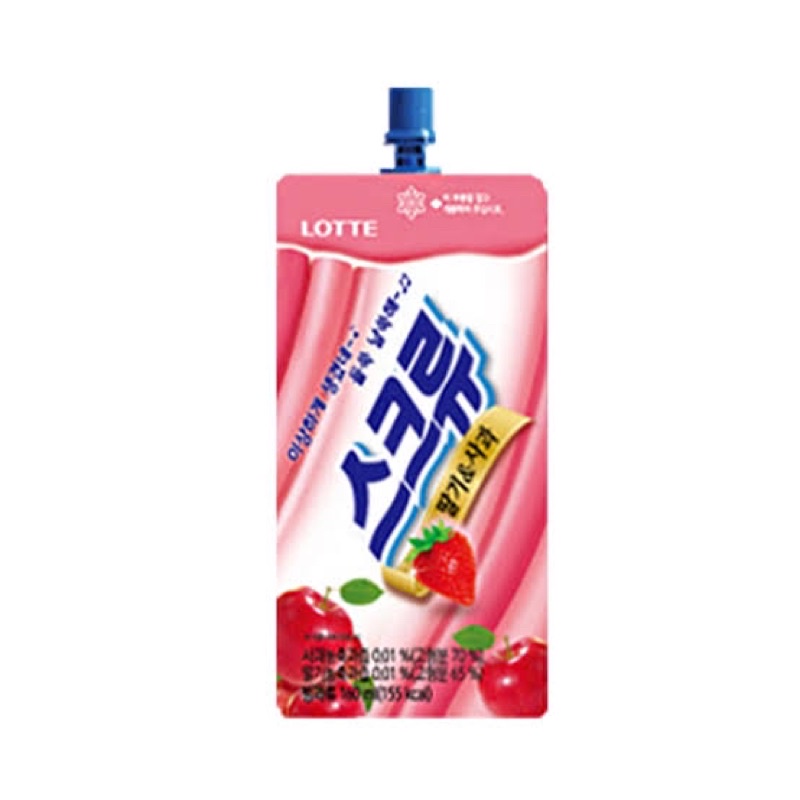 

Lotte Screw Apple Strawberry 160Ml