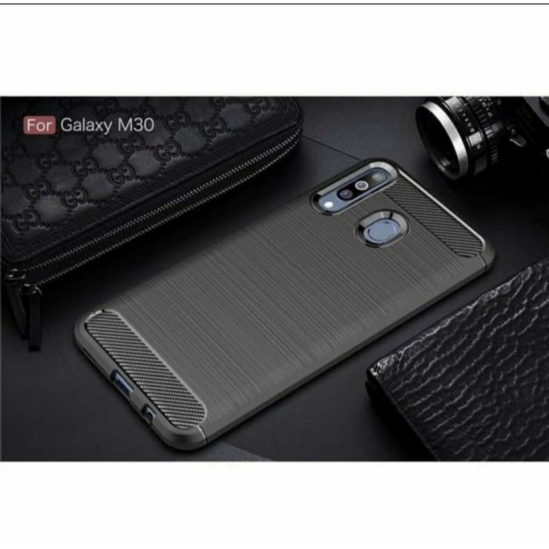 Samsung M20 M30 soft case silikon carbon